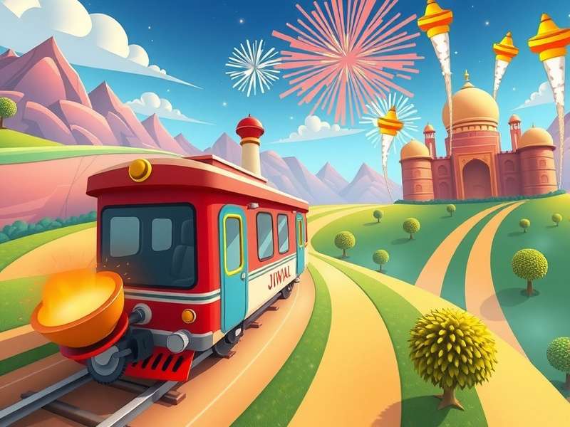 Yogurt Voyage Express Diwali event with fireworks and special yogurt